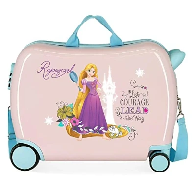 Abbildung von Disney Prinzessinnen Kinderkoffer Rosa 50 x 39 20 cm Hartplastik Kombinationsverschluss seitlich 34 l 1,8 kg 4 Rollen