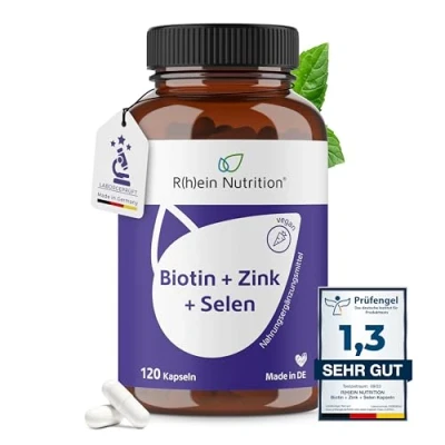 Abbildung von Biotin+Zink+Selen f.Haut Haare &amp; Nägel Kapseln 120 St
