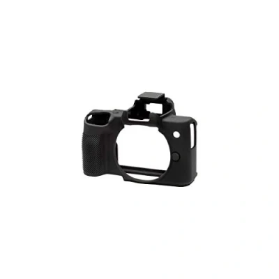 Abbildung von easyCover Silikon Kameratasche Schutz für Ihre Kamera Canon M50/M50 Mark II Schwarz