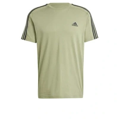 Abbildung von adidas Sportswear Essentials Single 3STRIPES Tshirt print, Herren, Größe: Small, Tent green