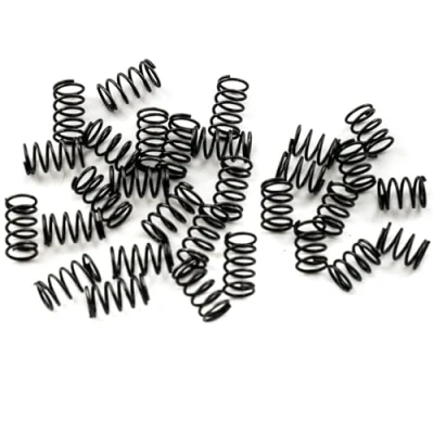 Abbildung von Musiclily Pro Stahl Intonation Federn für Strat Style E Gitarre Saitenreiter,Schwarz (20 Stück 8mm und 10 6mm)