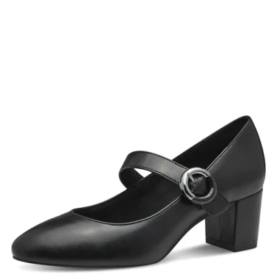 Abbildung von MARCO TOZZI Damen Pumps Spitz mit Schließe, Schwarz (Black), 39 EU
