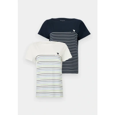 Abbildung von TOM TAILOR Damen 1047667 T Shirt, 10668 Sky Captain Blue, XS
