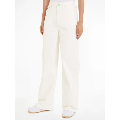 Abbildung von Tommy Jeans Weite Claire High Rise Wide mit Logo Flag