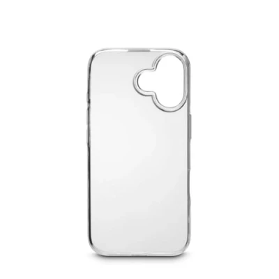 Abbildung von Hama Hülle für iPhone 16 (Handyhülle, Schutzhülle Rückseite, Case, kratzfest, extra Schutz Kamera und Display, Wireless Charging kompatibel, transparent, slim, dünn) durchsichtig