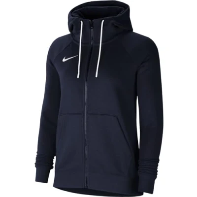 Abbildung von Nike Performance W NK FLC PARK20 FZ Hoodie Sweatjacke, Damen, Größe: Large, Obsidian / white