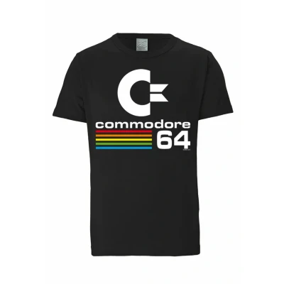 Abbildung von Logoshirt Commodore Tshirt print, Damen, Größe: Large, Schwarz