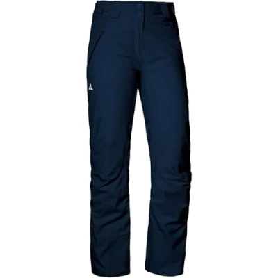 Abbildung von Schöffel Damen Weissach L, wasser und winddichte Skihose, warme Schneehose mit Verstärkung gegen Skikantenschläge Schneefang, navy blazer, 52