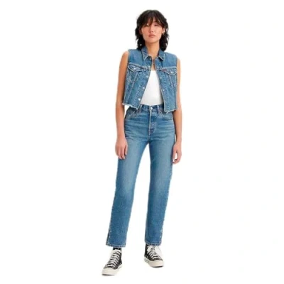 Abbildung von Levi&#039;s 501 CROP Jeans Straight Leg, Damen, Größe: 25x26, Treat yourself