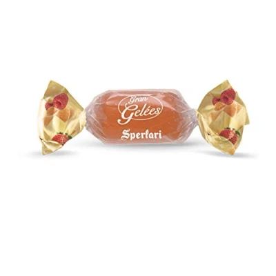 Abbildung von Sperlari Bonbonmischung Gran Gelées Frutti del Sole mit Erdbeer , Pfirsich Mandarinen Ananasaroma, 3 kg Beutel