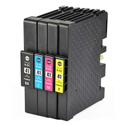 Abbildung von Bergsan 4 Druckerpatronen kompatibel für Ricoh Aficio GC 41 XL SG2100N SG3100SNW SGK3100DN SG3110DN SG3110DNW SG3110SFNW SG3120BSFNW SG3120BSF SG7100DN
