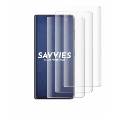 Abbildung von Savvies 4 Stück Full Screen Schutzfolie für Honor Magic V3 Cover Displayschutz Folie [3D Curved, Transparent, Anti Fingerabdruck]