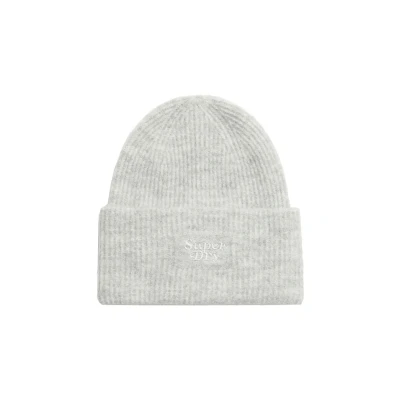 Abbildung von Superdry Mütze, Damen, Größe: One Size, Chalk grey marl