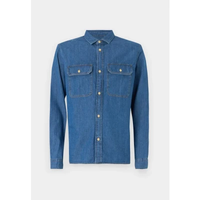Abbildung von Jack &amp; Jones Jjetravis Hemd, Herren, Größe: XS, Medium blue denim