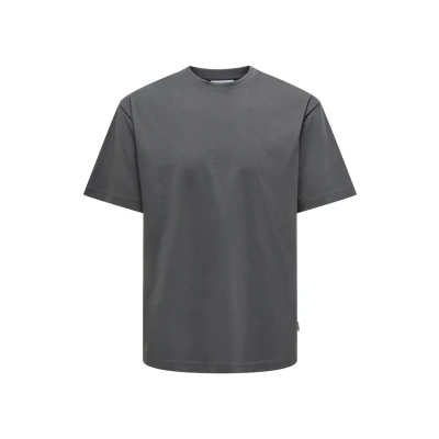 Abbildung von Only &amp; Sons Onsfred TEE Tshirt basic, Herren, Größe: XS, Dunkelgrau