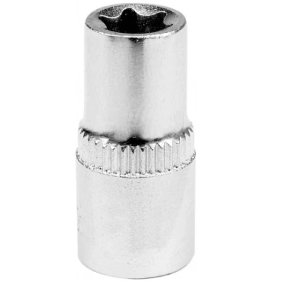 Abbildung von YATO YT 05215 Steckschlüsseleinsatz DIN 2124 E8 Chrom Vanadium Stahl Torx