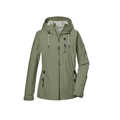 Abbildung von G.I.G.A. DX Damen Softshelljacke/Outdoorjacke mit Kapuze GS 74 WMN SFTSHLL JCKT, blasses oliv, 36, 43052 000