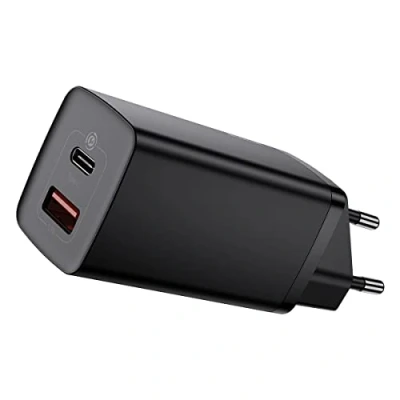 Abbildung von Baseus Travel Charger GaN2 Lite Quick C+U QC 3.0 PD 65W EU Black (CCGAN2L B01)