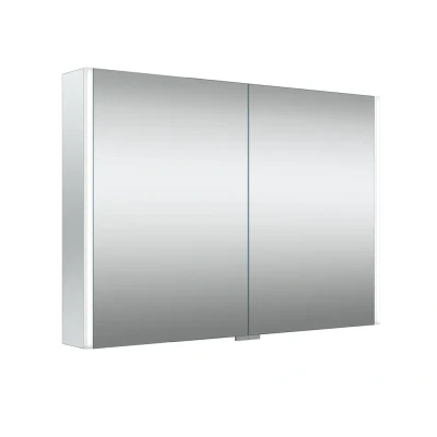 Abbildung von welltime Spiegelschrank &quot;Ahus&quot;, Mit Soft Close Funktion, inklusive Beleuchtung, Breite 100 cm, FSC