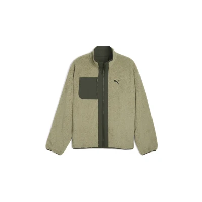 Abbildung von Puma Hybrid Sherpa Wendbare Jacke Herren Mit Plain Black Größe: L