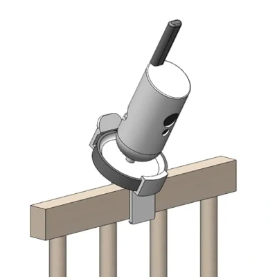 Abbildung von Exiro Philips Avent Connected SCD923/26 to IKEA SNIGLAR Bed Clip Mount