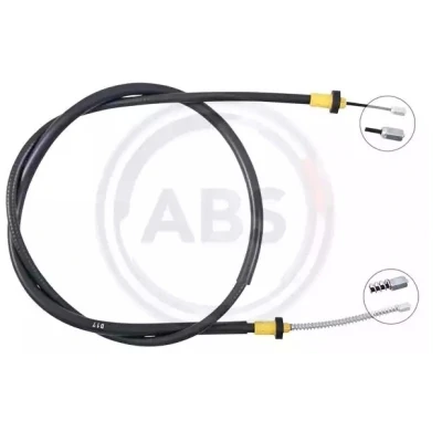 Abbildung von A.B.S. K14151 Handbremsseil 1657 Trommelbremse DACIA: SANDERO 2