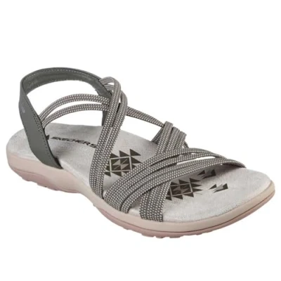 Abbildung von Skechers Reggae TURN IT UP Trekkingsandale, Damen, Größe: 41, Olive Schuhe