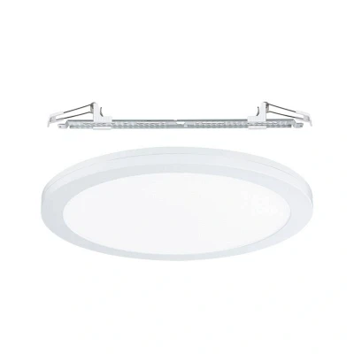 Abbildung von Paulmann 95392 LED Panel Einbaupanel 2in1 Cover it mit Bewegungssensor 330mm rund 1x22 W Tageslichtweiß Weiß matt Kunststoff Lichtpanel 4000 K