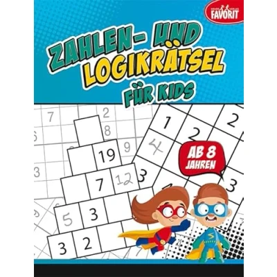 Abbildung von Zahlen und Logikrätsel für Kids: ab 8 Jahren