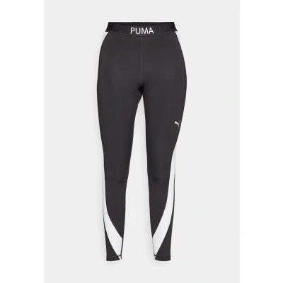 Abbildung von Puma STRONG Hochgeschnittene 7/8 Leggings mit Colourblocking Damen Black Größe: 4XL