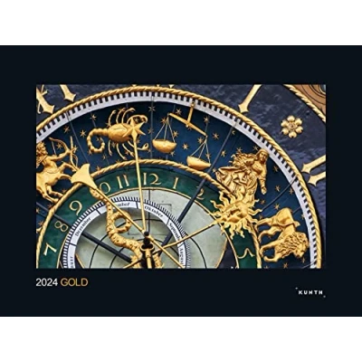 Abbildung von Gold KUNTH Wandkalender 2024: Hochwertiger, bildstarker Kalender mit Spiralbindung im Großformat (KUNTH Black Edition 60 x 45 cm)