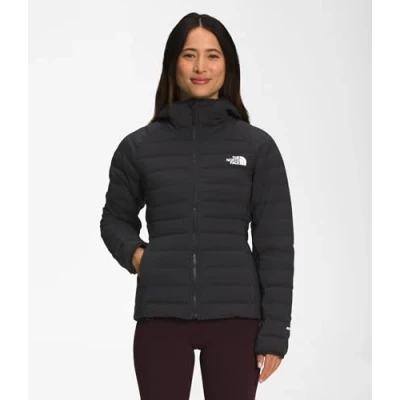 Abbildung von The North Face Belleviestretch DOWN Hoodie Daunenjacke, Damen, Größe: Small, Tnf black