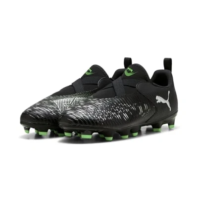 Abbildung von Puma FUTURE 8 MATCH LL FG/AG Fußballschuhe Teenager Für Kinder Black/Cool Light Gray/Green Größe: 33