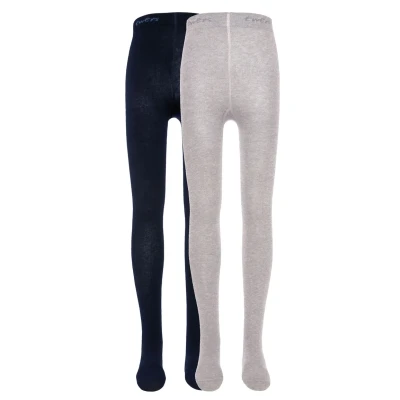 Abbildung von Ewers 2 PACK Strumpfhose für Kinder, Größe: 92 98, Grey/marine