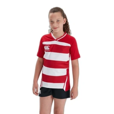 Abbildung von Canterbury Vapodri Evader Rugby Trikot für Jungen S Rot (Flag Red)