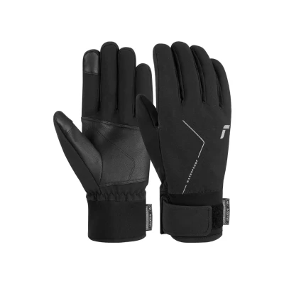 Abbildung von Reusch Diver X R TEX XT Touch TEC wasserdichte, Winddichte und atmungsaktive Unisex Multisporthandschuhe für Damen Herren touchscreenkompatibel Handy Tablet, 7702 Black/Silver, 7,5