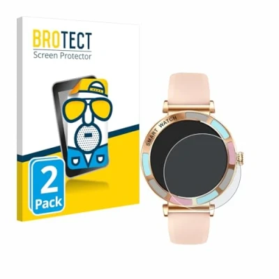 Abbildung von BROTECT Entspiegelungs Schutzfolie für Bekomiya Smartwatch 1.27&quot; (2 Stück) Matte Displayschutz Folie, Anti Reflex, Fingerprint