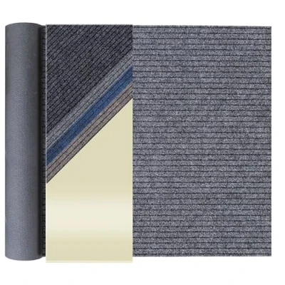 Abbildung von Primaflor Sauberlauf Atlas, Hellgrau, 1,00m x 10,00m, Rutschfester Schmutzfangläufer Meterware, Robuster Küchenläufer nach Maß, Teppichläufer Zuschneidbar, Eingangsmatte für Flur &amp; Windfang