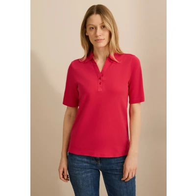 Abbildung von Cecil Poloshirt, Damen, Größe: Small, Rot