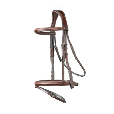 Abbildung von Trust Zaum Knokke Braun/Silber Warmblut