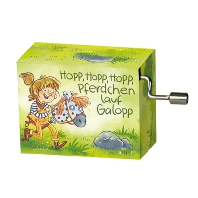 Abbildung von Fridolin Spieluhr/HOPP HOPP HOPP, Pferdchen lauf Galopp, Kinderlied