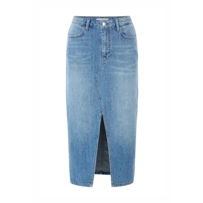 Abbildung von Rich &amp; Royal Jeansrock, Damen, Größe: 26, Denim blue