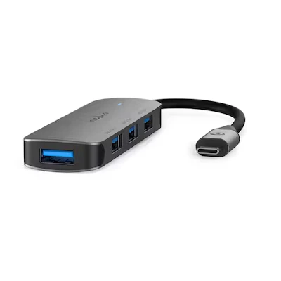 Abbildung von NEDIS USB Hub 1x C™ 4x A Female 4 Port port(s) 3.2 Gen 1 Stromversorgung über 5 Gbps