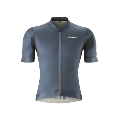 Abbildung von Gonso Radtrikot &quot;TRESERO&quot;, Herren Radshirt kurzarm, atmungsaktives Fahrradtrikot mit Rückentasche