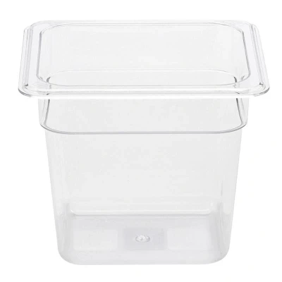 Abbildung von GN Behälter 1/6 Polycarbonat 150 mm Höhe 2,25 l Füllmenge 17,6 x 16,2 transparent Gastro Gastronormbehälter Kunststoff PC kaufen