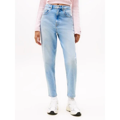 Abbildung von Tommy Jeans MOM Relaxed Fit, Damen, Größe: 31x28, Denim light