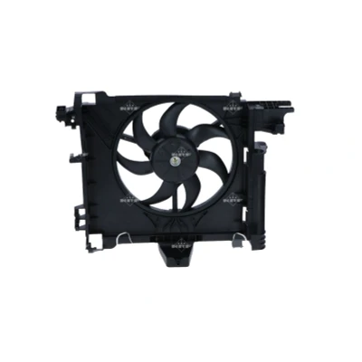 Abbildung von NRF 47729 Lüfter 340 12 280 mit Kühlerlüfterrahmen (Zarge) SMART: Fortwo II Coupe, Cabrio
