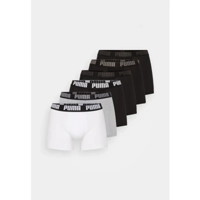 Abbildung von Puma MEN Everyday ECOM 6 PACK Panties, Herren, Größe: XL, White/grey/black