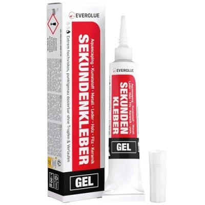 Abbildung von Everglue Sekundenkleber Gel Korallenkleber Aquascaping tropffrei