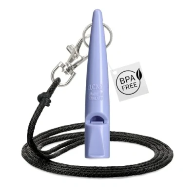 Abbildung von ACME Hundepfeife No. 210,5 + GRATIS Pfeifenband Hörbar Für alle Hund laut und weitreichend professionelles Rückruf Hundetraining (Violet)